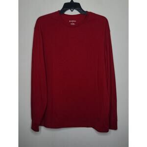 NWT Cremieux heathered red long sleeve shirt - large